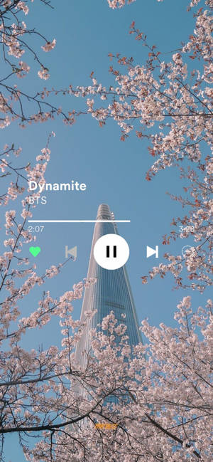 Musikk Estetisk BTS Dynamite bakgrunn — iPhone 16 Bakgrunner