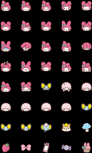 My Melody Emoji, HD Png nedlasting