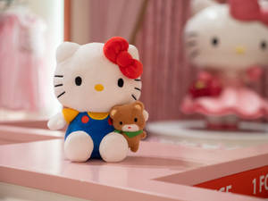 Myk tegneserie Hello Kitty PFP — Søt tegneserie Bakgrunner