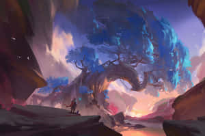 Fantasy Art-bakgrunn — MacBook Pro M3 Bakgrunner