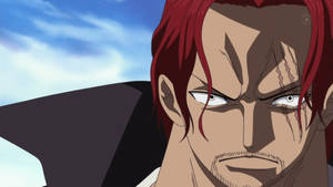 Nærbilde av arr Shanks One Piece — Anime Bakgrunner