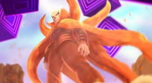 Naruto Baryon-modus Issshiki-bokser — Naruto baryon-modus Bakgrunner