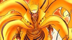 Naruto Baryon Mode Orange — Naruto baryon-modus Bakgrunner