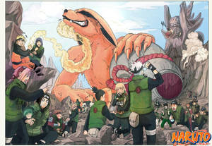 Naruto Nøkkelkarakterer Plakat bakgrunnsbilde — Naruto Supreme Bakgrunner