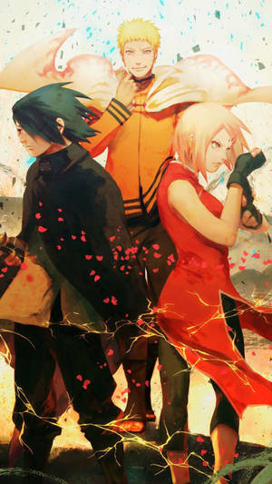 Naruto-plakatkunstverk-bakgrunnsbilde — Kult naruto GIF Bakgrunner