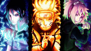 Naruto, Sasuke og Sakura Plakat bakgrunnsbilde — Naruto og sasuke Bakgrunner