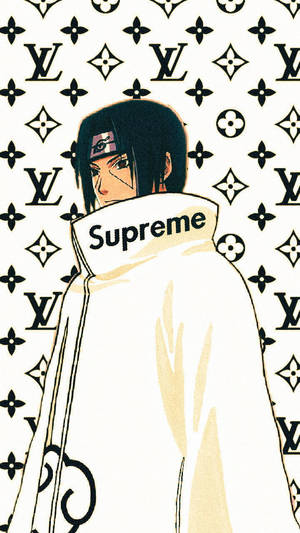 Naruto Supreme Itachi Hvit Bakgrunnsbilde — Naruto Supreme Bakgrunner