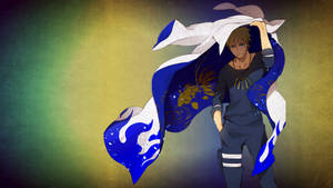 Blå Hokage-kappe Naruto Uzumaki — Naruto uzumaki Bakgrunner