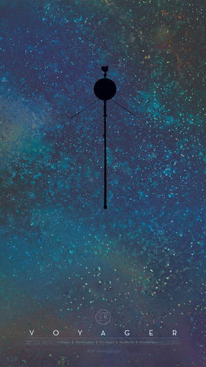 NASA iPhone Voyager 40-årsjubileum — Rom-estetikk Bakgrunner