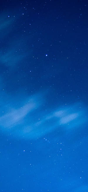 Nattehimmel Blå iPhone — Galaxy S24 Bakgrunner