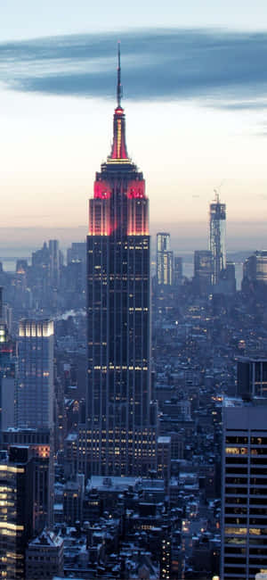 iPhone Xs New York City-bakgrunn — Twilight Bakgrunner