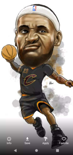NBA-tegneserie — iPhone 13 Pro Max Bakgrunner