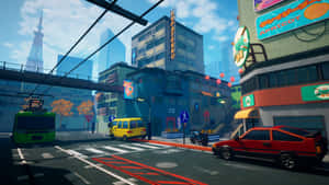 Bilder av Anime City — Anime landskap GIF Bakgrunner