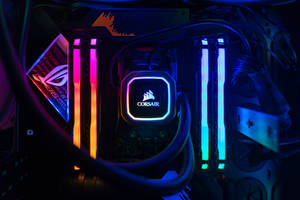Neon Corsair System Bakgrunn