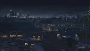 Anime City-bilder — Neonby Bakgrunner