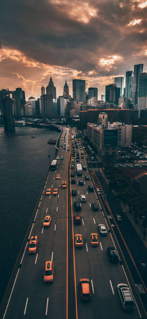 New York City IPhone X Harlem River Drive — iPhone 18 Pro Max Bakgrunner