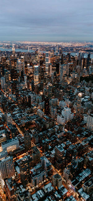 New York City IPhone X Luftfoto — iPhone 18 Bakgrunner