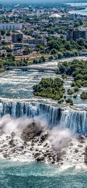 720p Niagara Falls Bakgrunn — Vivo Y500s Bakgrunner