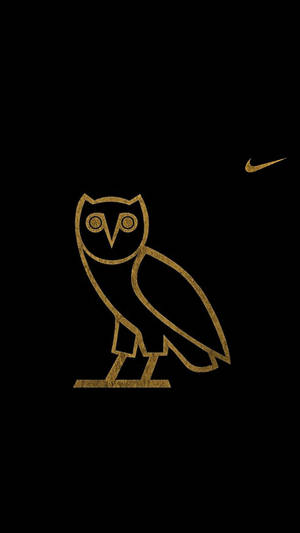Nike-emblem med kul ugle