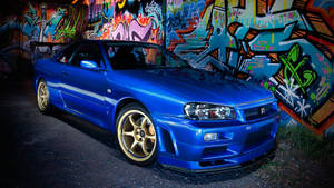 Kjøretøy Nissan Skyline R34 Nissan HD-bakgrunnsbilde | Bakgrunnsbilde