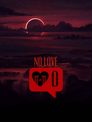 No Love Gråtende Hjerte-emoji