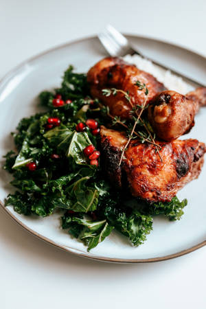 Nyt deilige Tandoori-kylling — Xiaomi Pad Bakgrunner