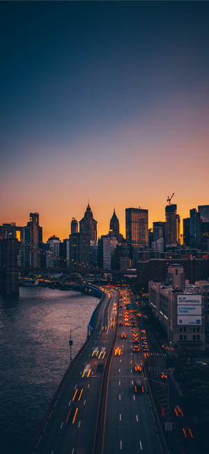 New York HD iPhone — Galaxy A08 Bakgrunner