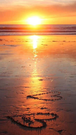 Strandsolsnedgang bakgrunn — Strandsolnedgang Bakgrunner