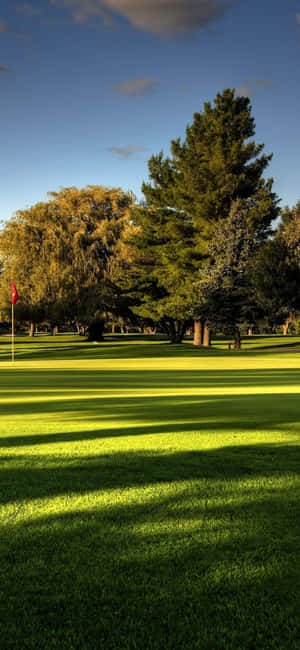 Iphone X Golfbane Bakgrunn — Huawei Pura 90s Pro Max Bakgrunner