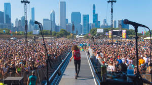 Lollapalooza Chicago dagtid bakgrunnsbilde — iMac Bakgrunner