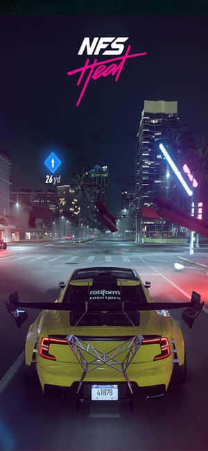 Iphone Xs Need For Speed Heat Bakgrunn — Xiaomi 17T Bakgrunner