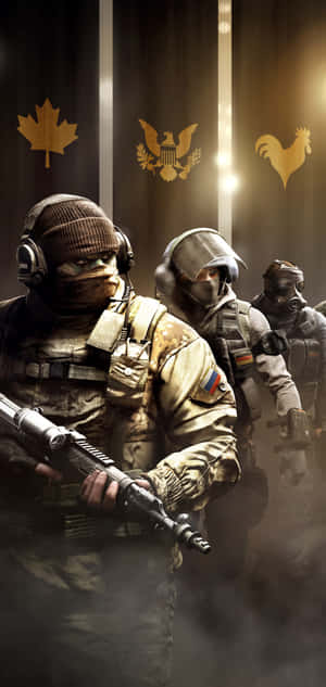 Android Rainbow Six Siege-bakgrunn — iPhone 12 Pro Bakgrunner