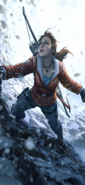 Iphone Xs Max Rise Of The Tomb Raider Bakgrunn — Galaxy A36 Bakgrunner