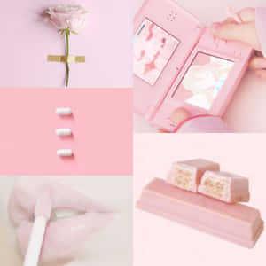 Pastellrosa estetiske bilder