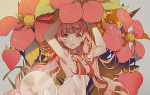Rosa anime-estetiske bilder — Rosa anime-estetikk Bakgrunner