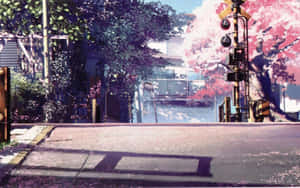 Anime Scenery Bakgrunn — Anime landskap GIF Bakgrunner