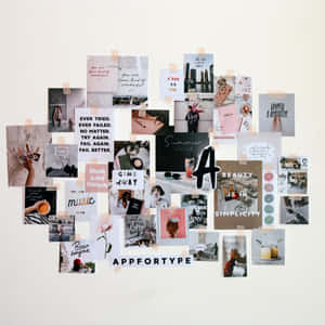 Estetiske collage-bilder — Estetisk kunst Bakgrunner