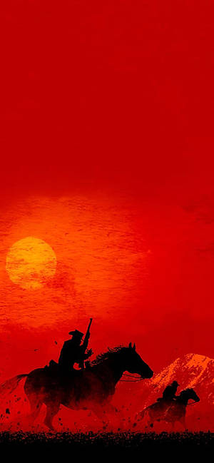 Hest Red Dead Redemption 2 — Galaxy A17 Bakgrunner