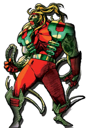 Omega Red, den mektige mutantskurken, i aksjon — Xiaomi 18 Fold Bakgrunner