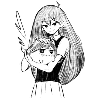 Omori Pfp Aubrey Med Katt — Oppo Find N5 Bakgrunner