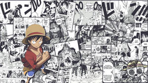 One Piece 4k manga strip-sider bakgrunnsbilde