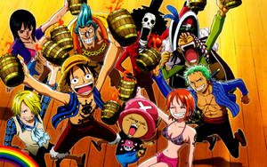 One Piece 4k tretønner krus bakgrunnsbilde — One piece 4K GIF Bakgrunner