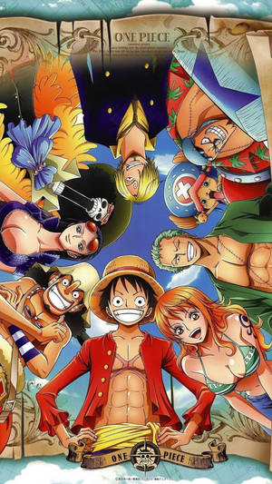 One Piece-karakterer iPhone-bakgrunn — One Piece iPhone-bakgrunn Bakgrunner