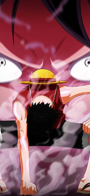 One Piece Telefon Luffy Knyttneve i Bakken
