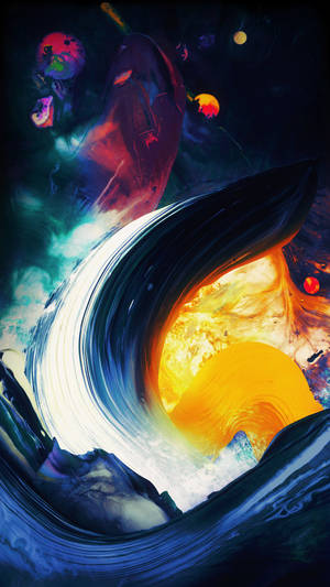 Oneplus Abstrakt Sci-Fi Kunst bakgrunnsbilde
