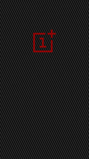 Oneplus Rød Logo bakgrunnsbilde