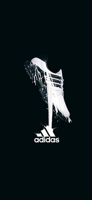 Shoe milk Adidas logo bakgrunnsbilde — iPhone 14 Pro Bakgrunner