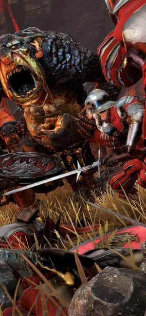 Iphone X Total War Warhammer Bakgrunn — Galaxy S25 Edge Bakgrunner