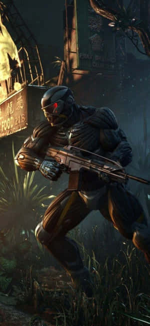 iPhone X Crysis 3 Bakgrunn — Realme Neo7x Bakgrunner