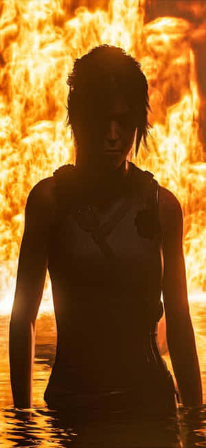iPhone X Shadow Of The Tomb Raider Bakgrunn — iPhone Air Bakgrunner